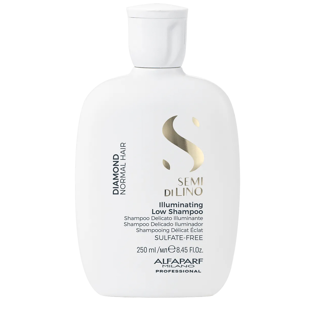 ALFAPARF SEMI DI LINO DIAMANTE ILLUMINATING SHAMPOO X 250 ML.